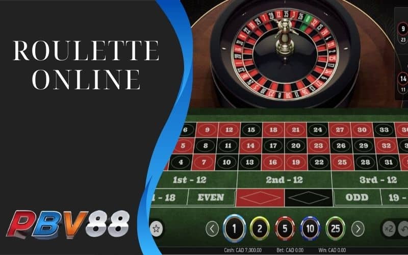 Roulette online là trò chơi đặt cược vào quả bóng